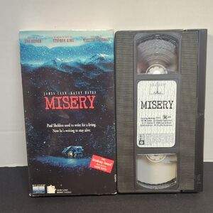 4/$20 Misery VHS Stephen King 1991
